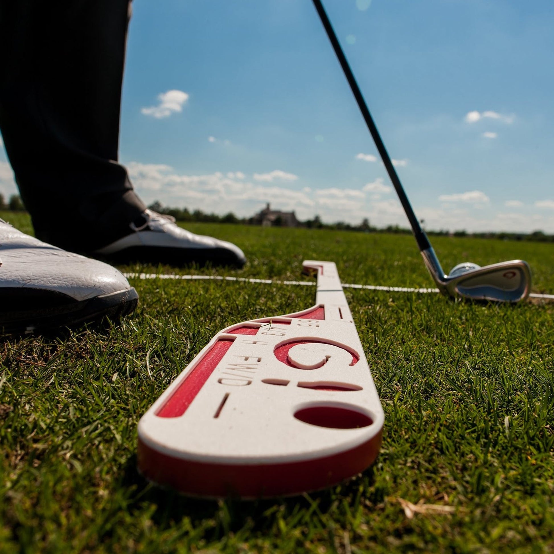Alignment & Ball Position Trainer – Single Plane - Graves Golf