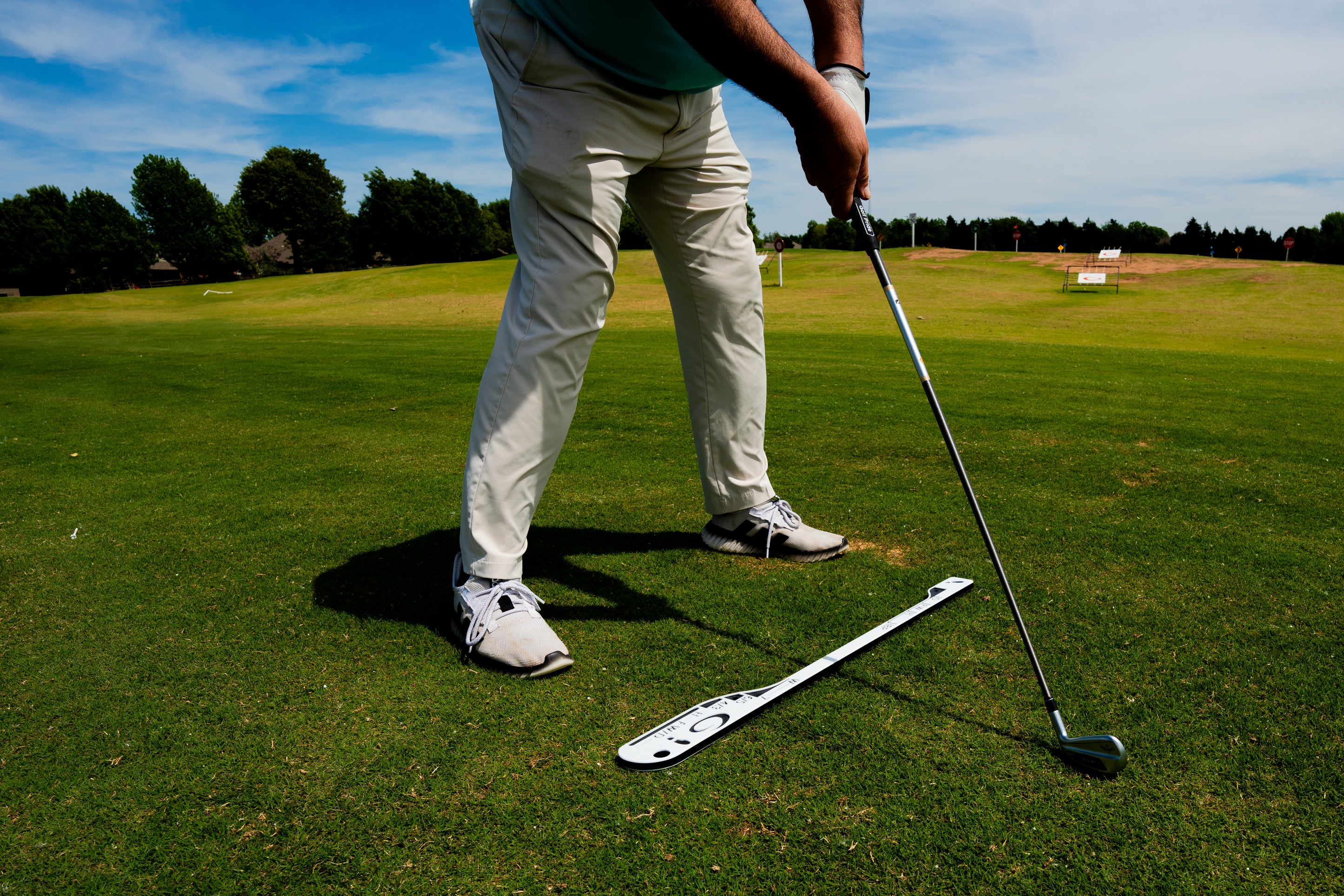 Alignment & Ball Position Trainer – Single Plane - Graves Golf